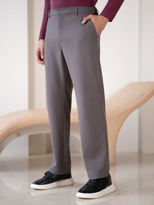 Runway Grey Stretchable Travel Pants