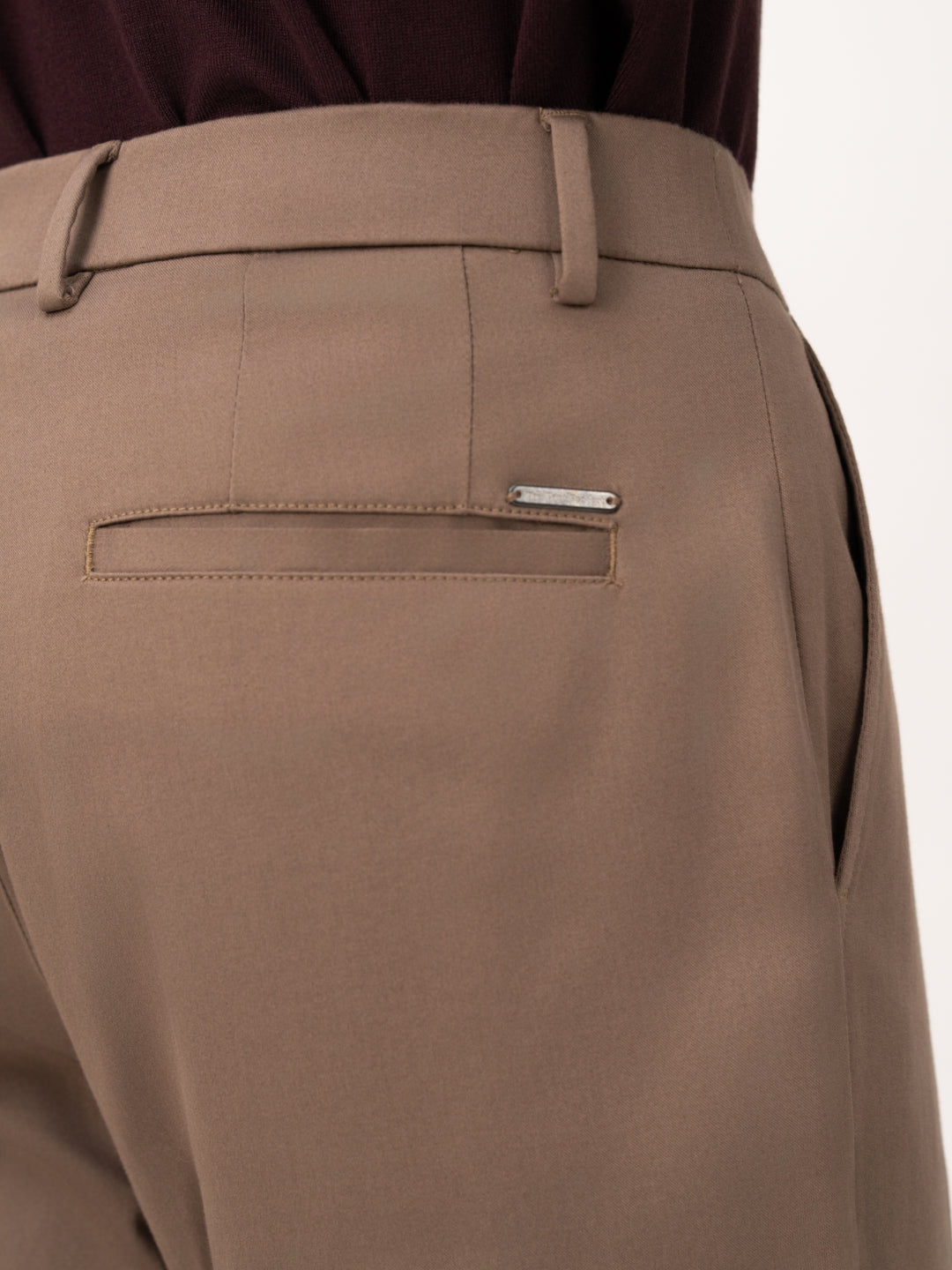 Terranova Khaki Relaxed Fit Stretch Chinos for Men