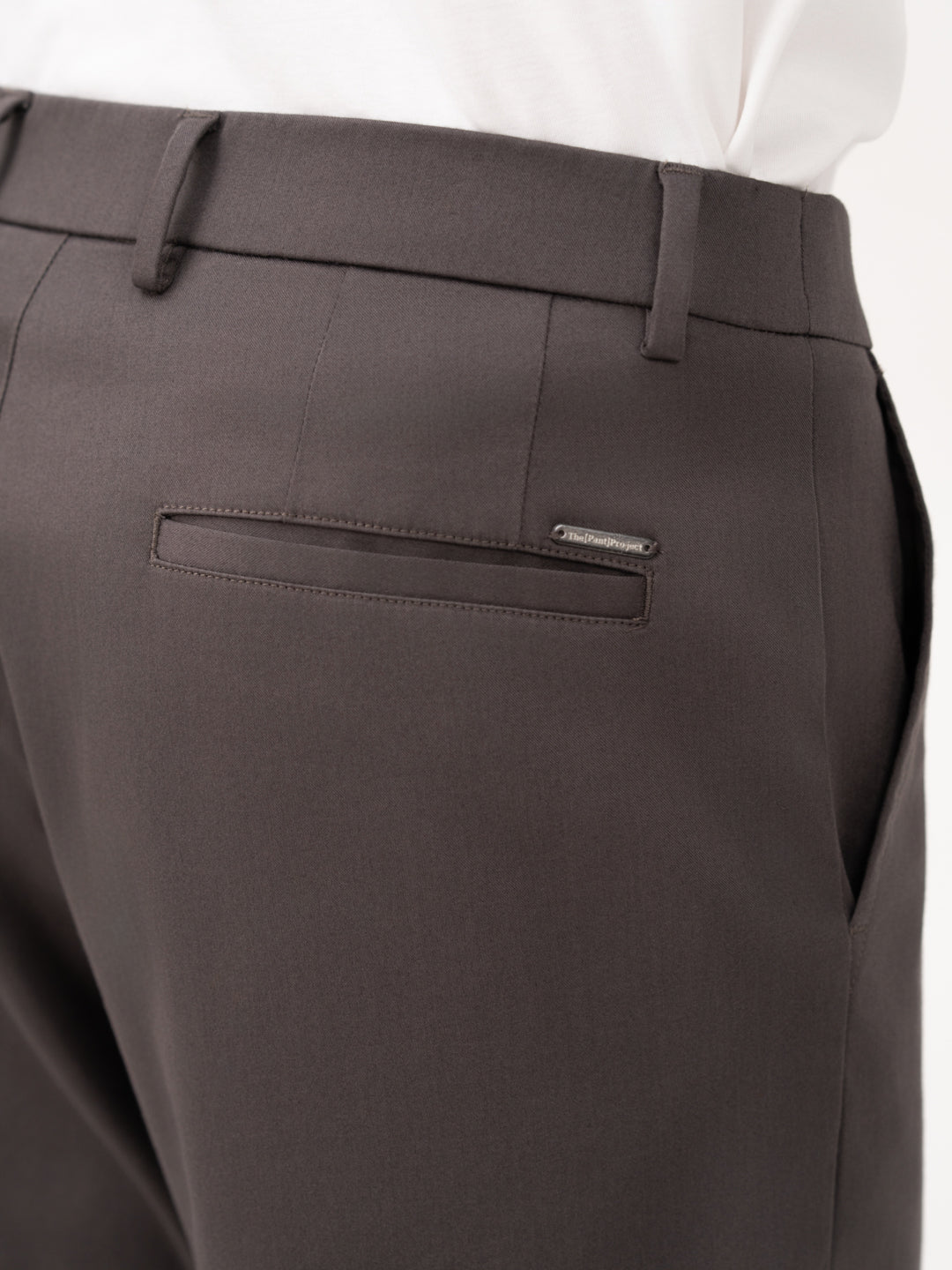 Ashvane Grey Relaxed Fit Stretch Chinos for Men