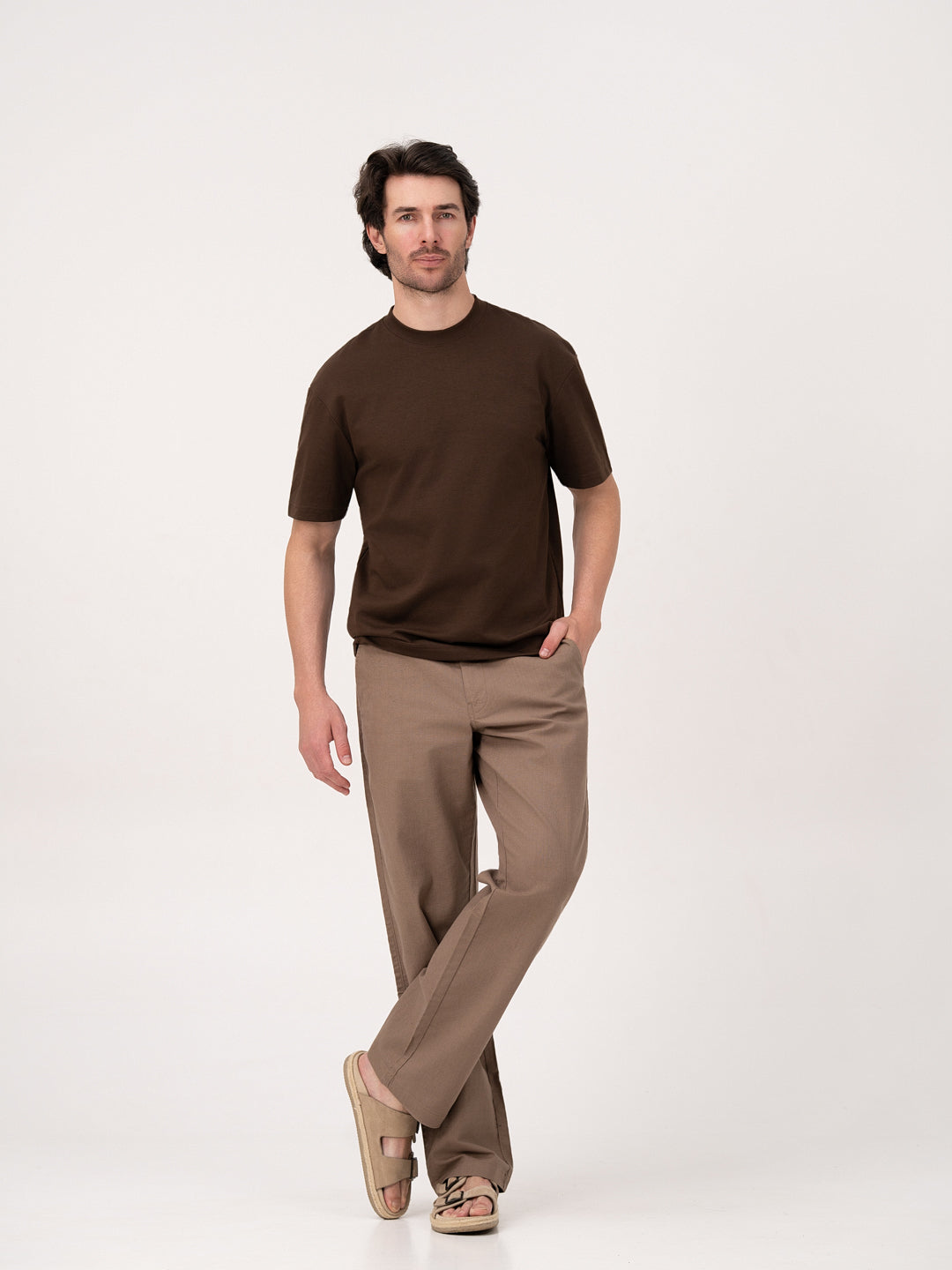 Havana Brown Relaxed Fit Lounge Pants