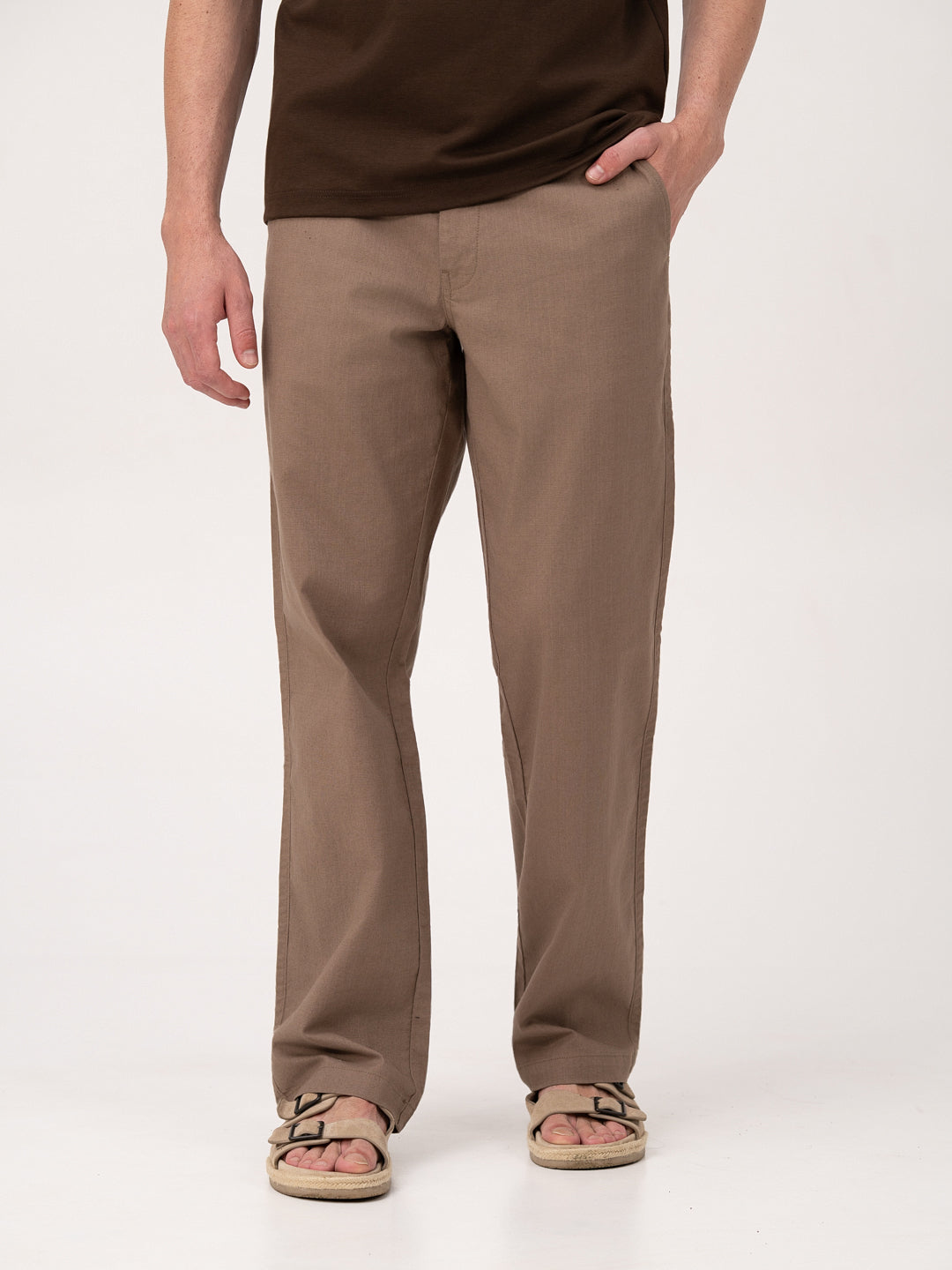 Havana Brown Relaxed Fit Lounge Pants
