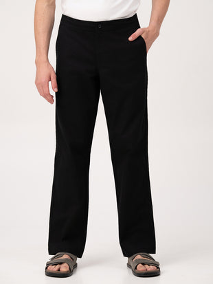 Monaco Black Relaxed Fit Lounge Pants