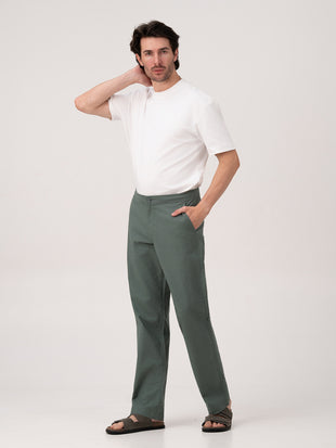 Morocco Green Relaxed Fit Lounge Pants