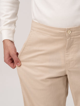 Cappadocia Beige Relaxed Fit Lounge Pants
