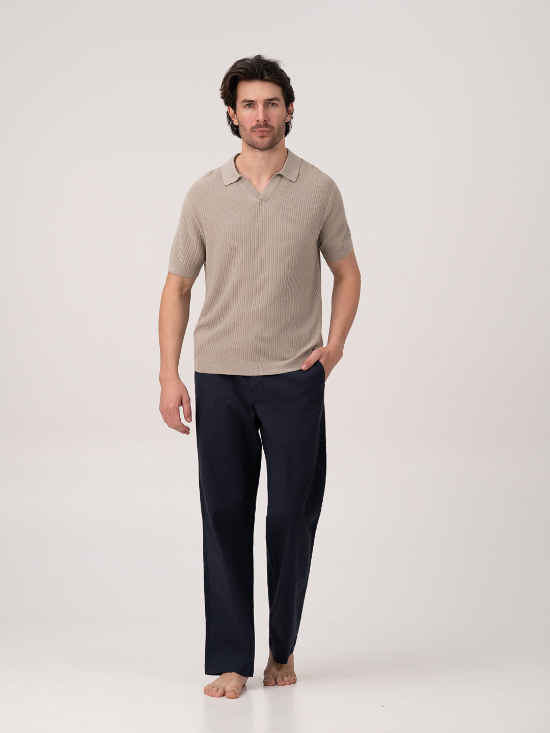 Santorini Navy Relaxed Fit Lounge Pants