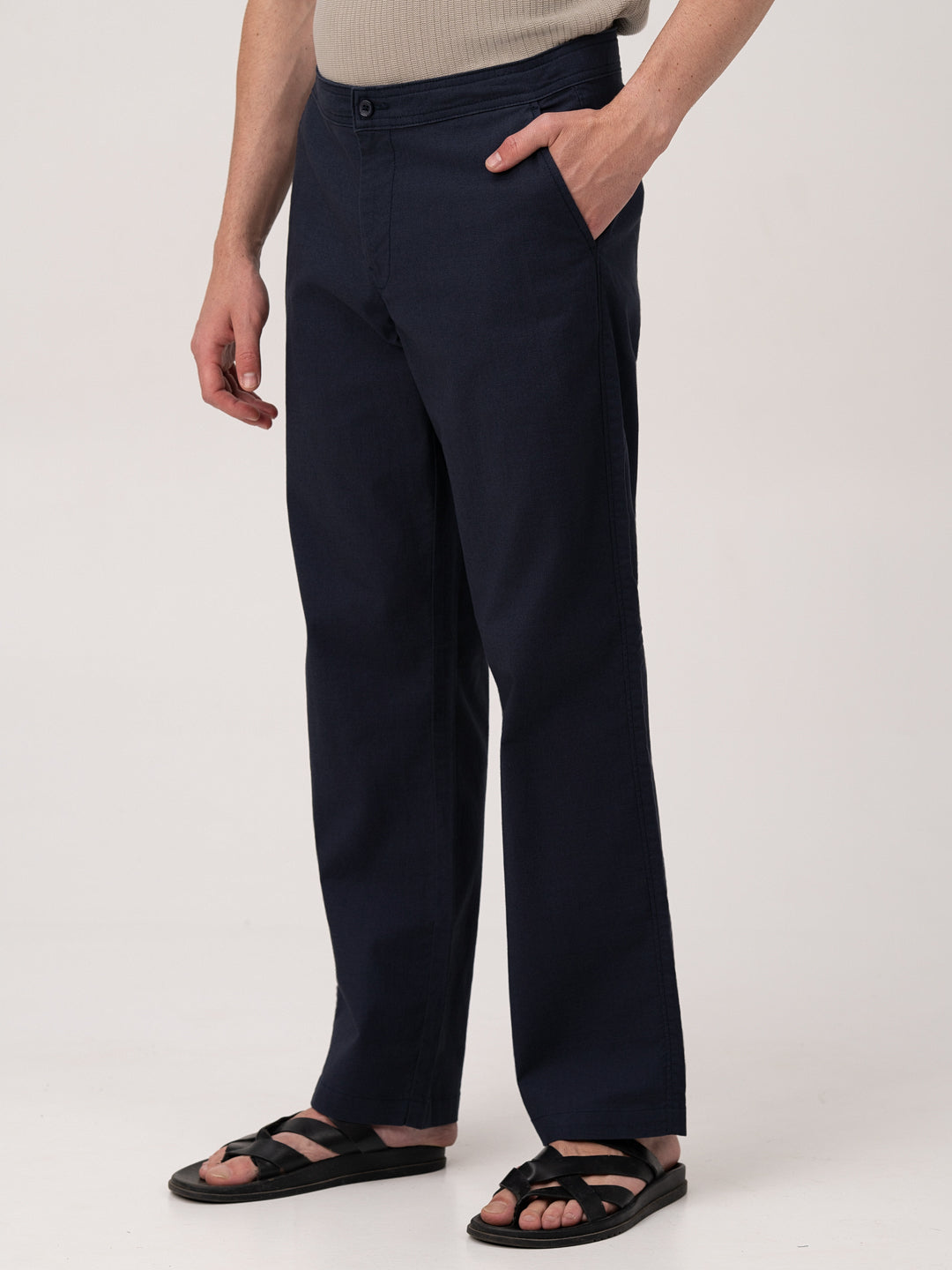 Santorini Navy Relaxed Fit Lounge Pants