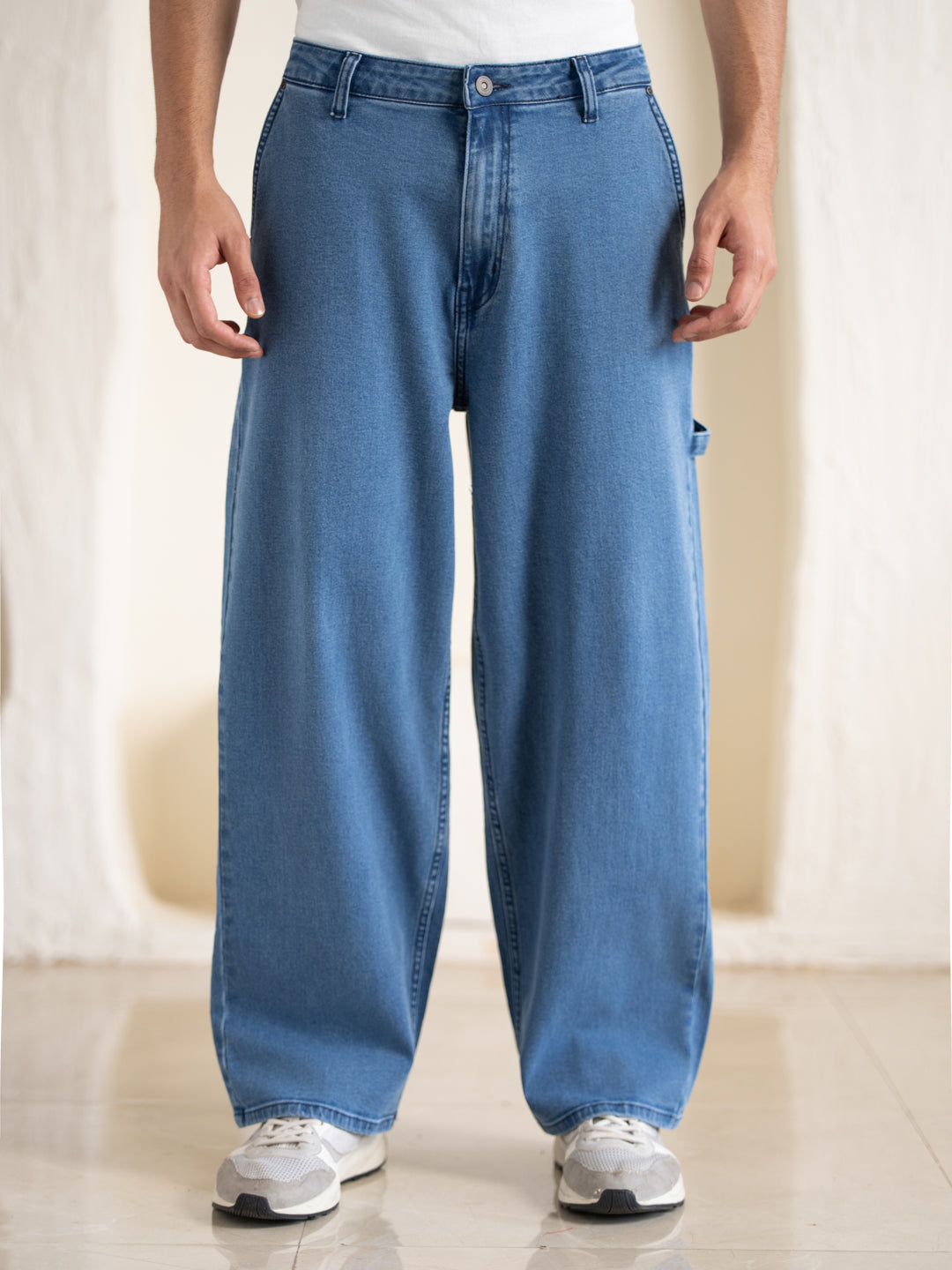 Aegean Blue Baggy Fit Jeans