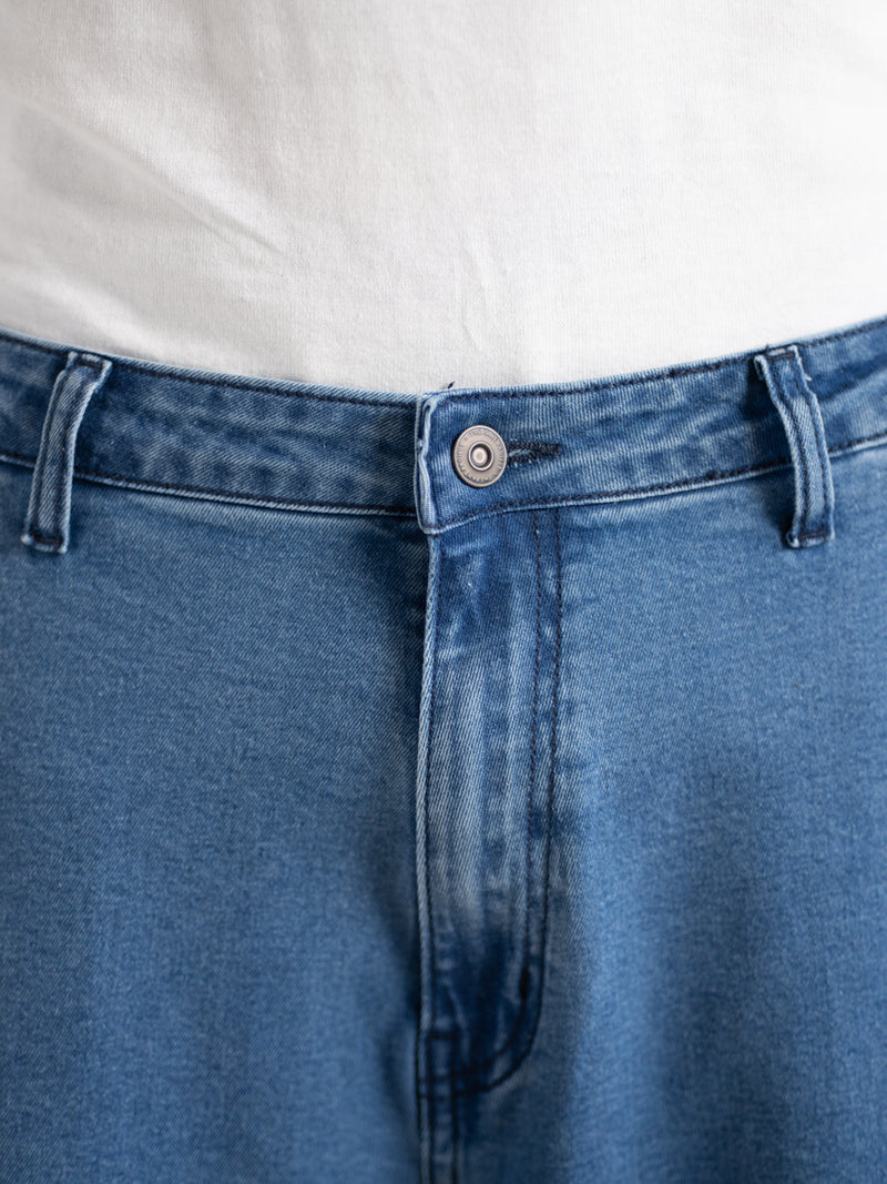 Aegean Blue Baggy Fit Jeans