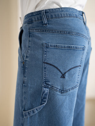 Aegean Blue Baggy Fit Jeans