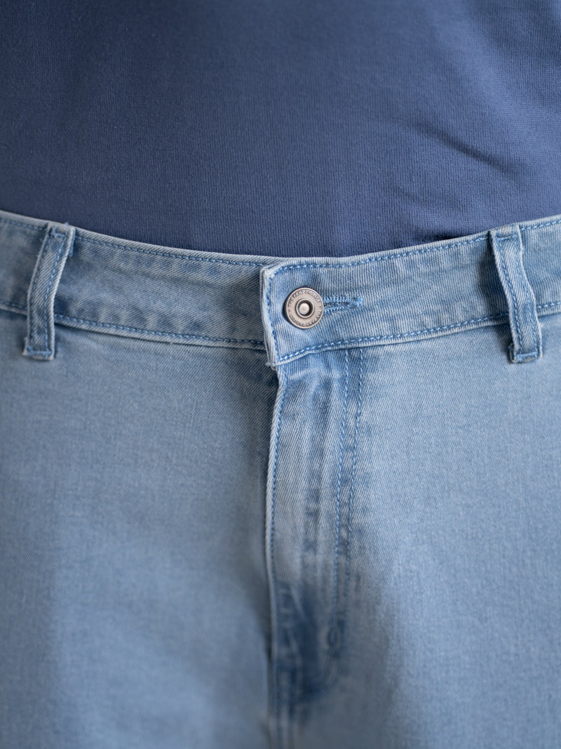 Oasis Blue Baggy Fit Jeans