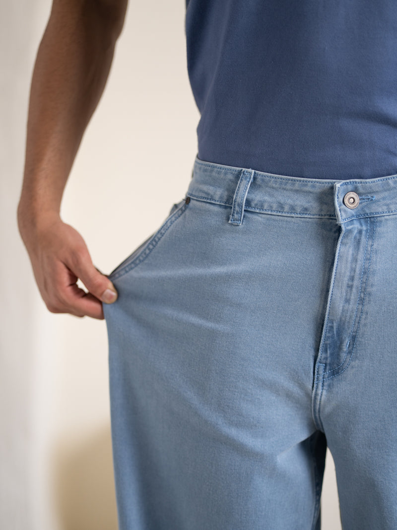 Oasis Blue Baggy Fit Jeans