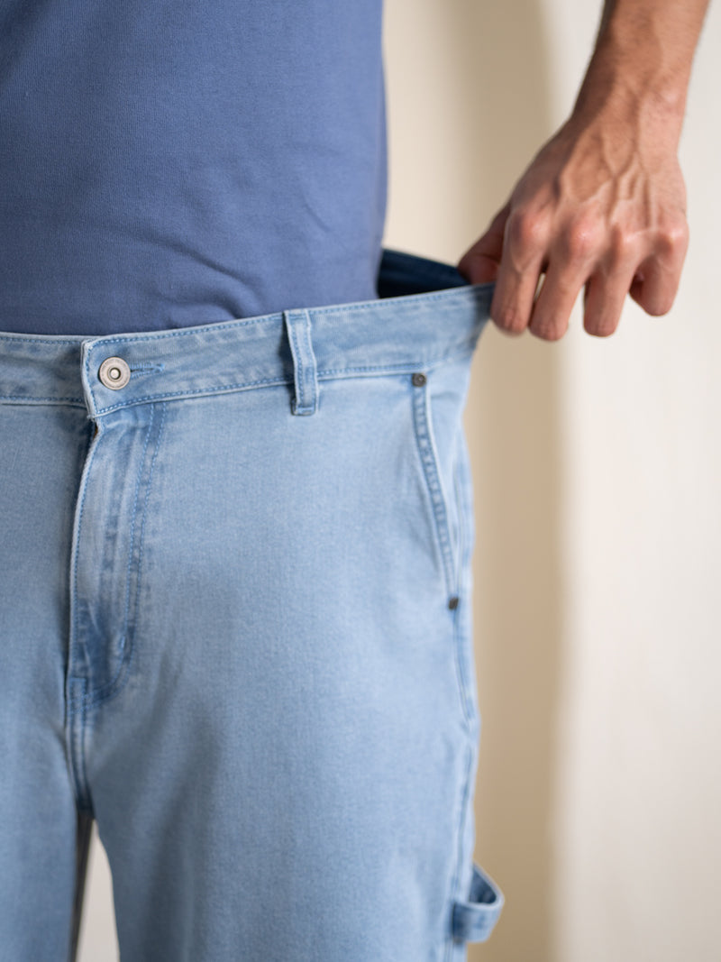 Oasis Blue Baggy Fit Jeans