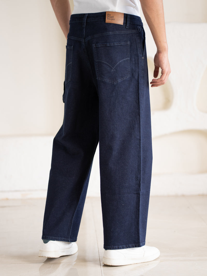 Combat Blue Baggy Fit Jeans