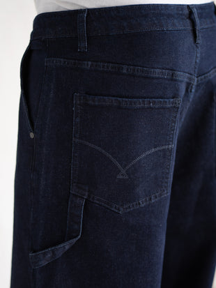 Combat Blue Baggy Fit Jeans