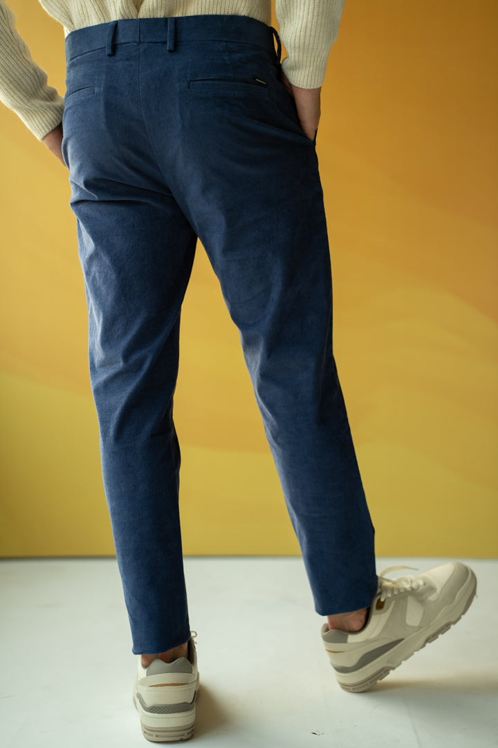 Columbia Blue Corduroy Stretch Pants