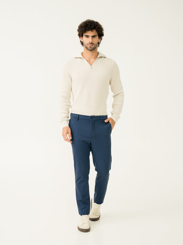 Prussian Blue Power Stretch Slim Fit Pants