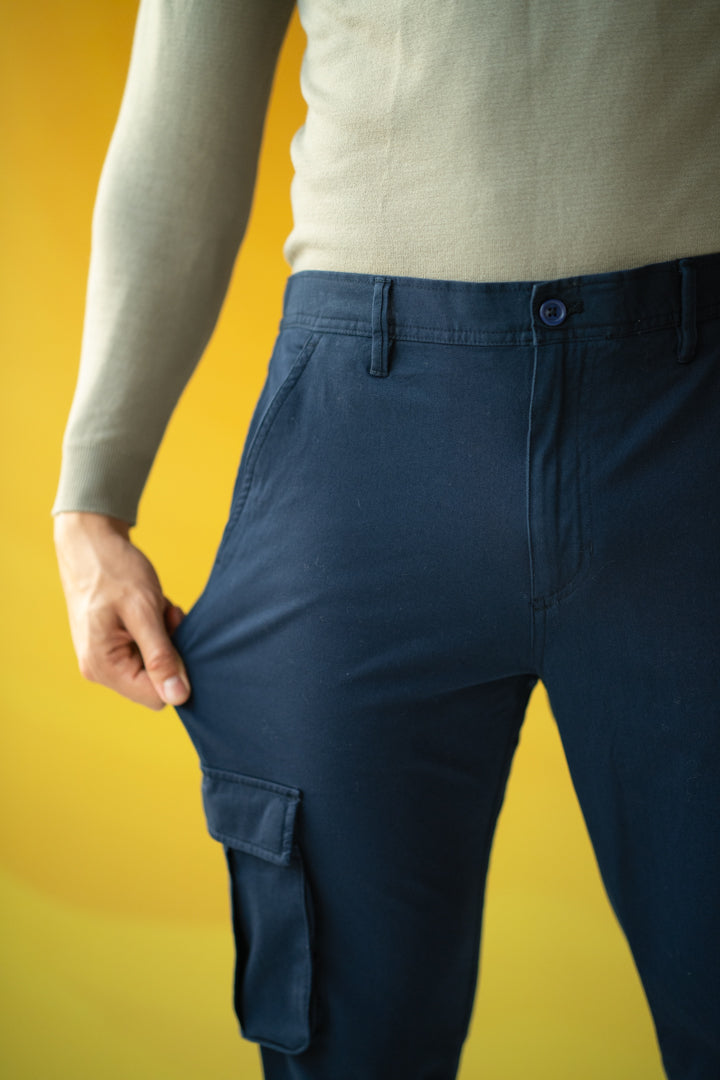 navy blue cargo pants