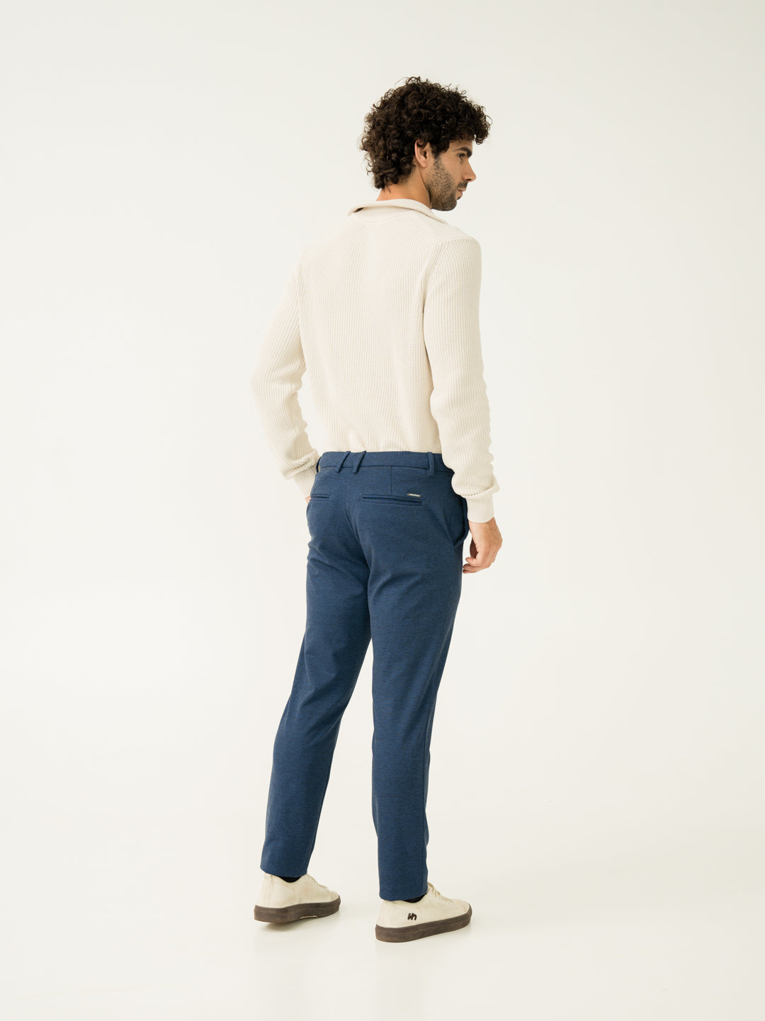 Prussian Blue Power Stretch Slim Fit Pants