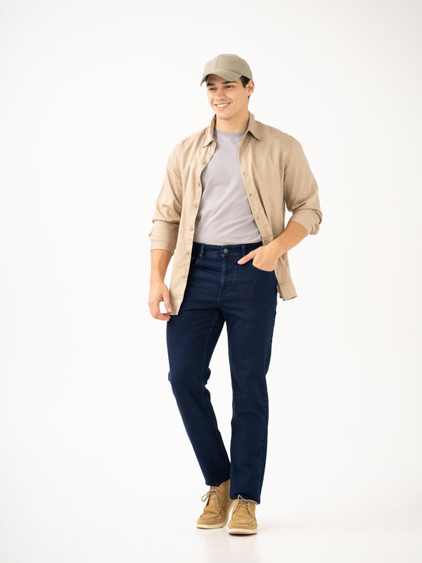 Frontier Blue Pro-Stretch Relaxed Fit Jeans
