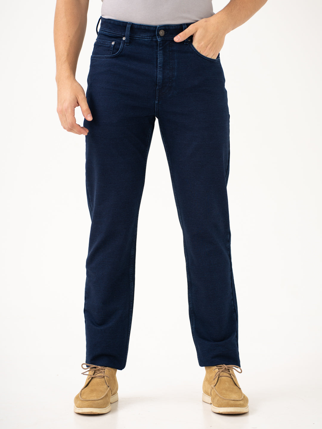 Frontier Blue Pro-Stretch Relaxed Fit Jeans