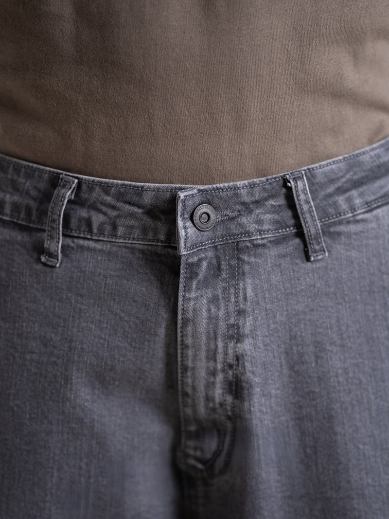 Concrete Grey Baggy Fit Jeans
