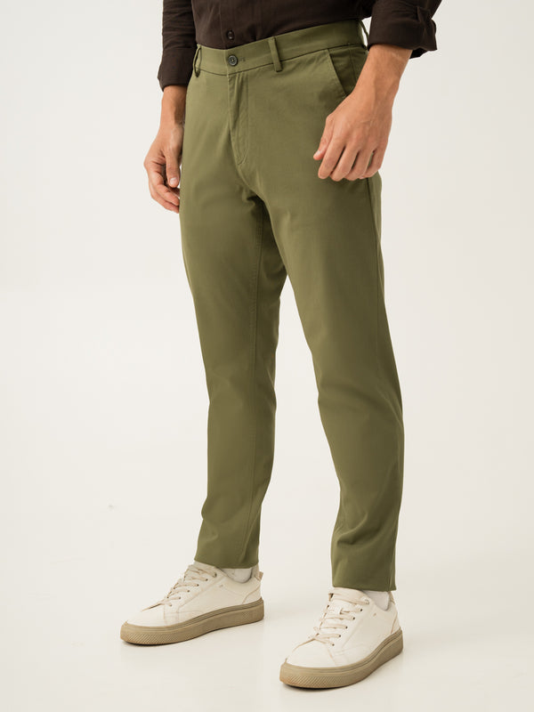 Field Green Slim Fit Stretch Chino Pants