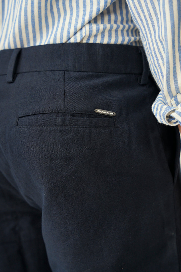 Nautical Navy Linen Pants