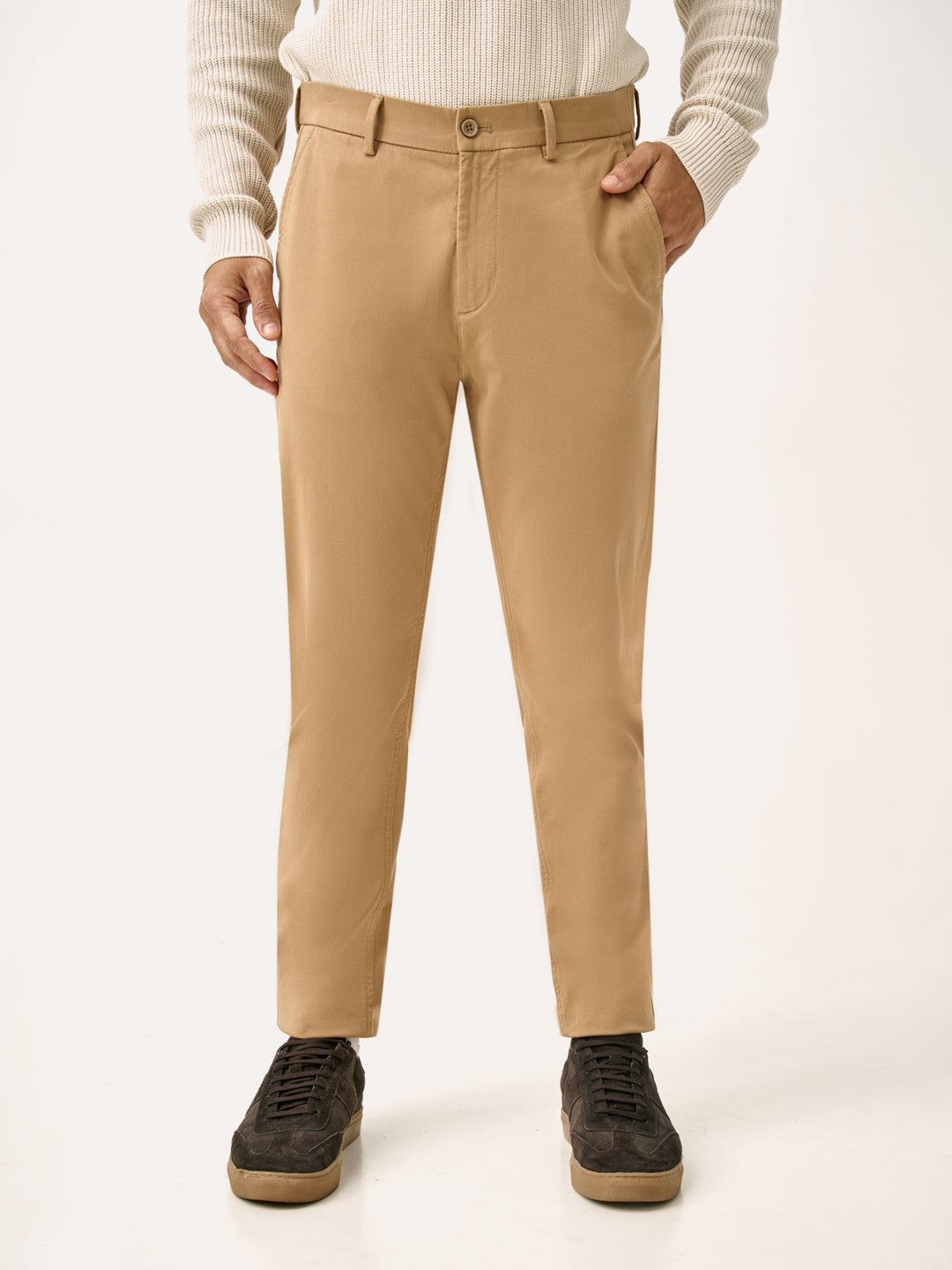 Court Khaki Slim Fit Stretch Chino Pants