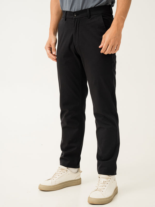 Box Black Slim Fit Stretch Chino Pants