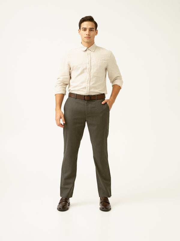 Turtle Olive Luxury Merino Wool Pants