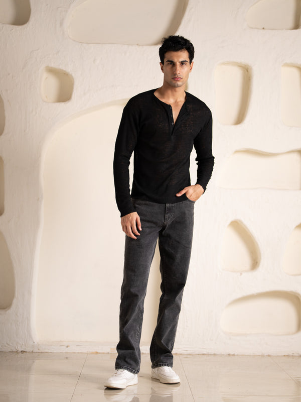 Cyclone Grey Cloud Wash Luxury Relaxed Fit Jeans