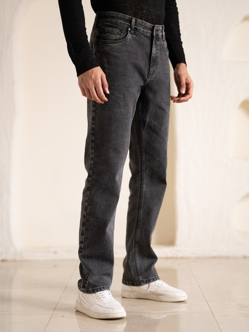 Cyclone Grey Cloud Wash Luxury Relaxed Fit Jeans