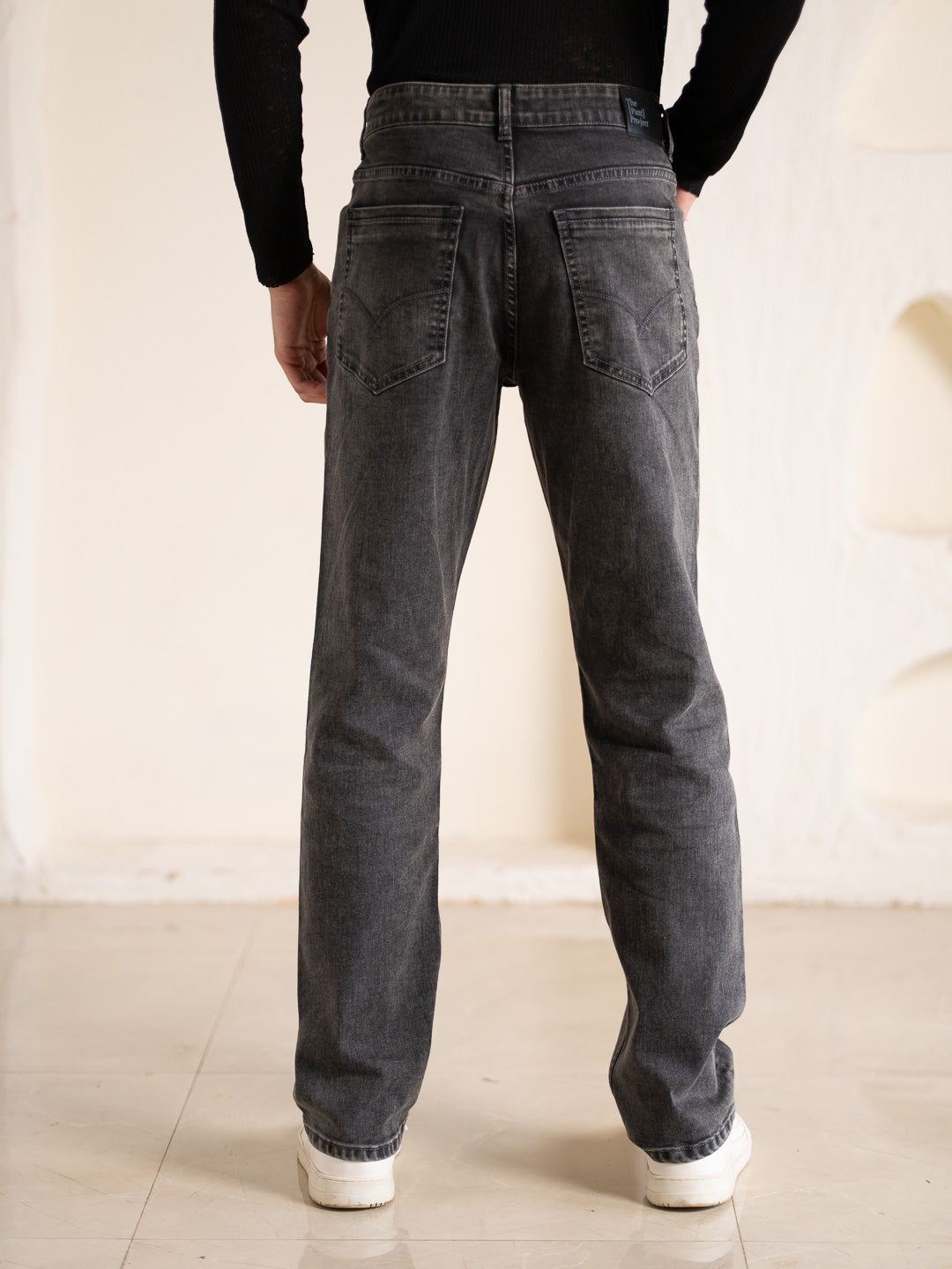 Cyclone Grey Cloud Wash Luxury Relaxed Fit Jeans