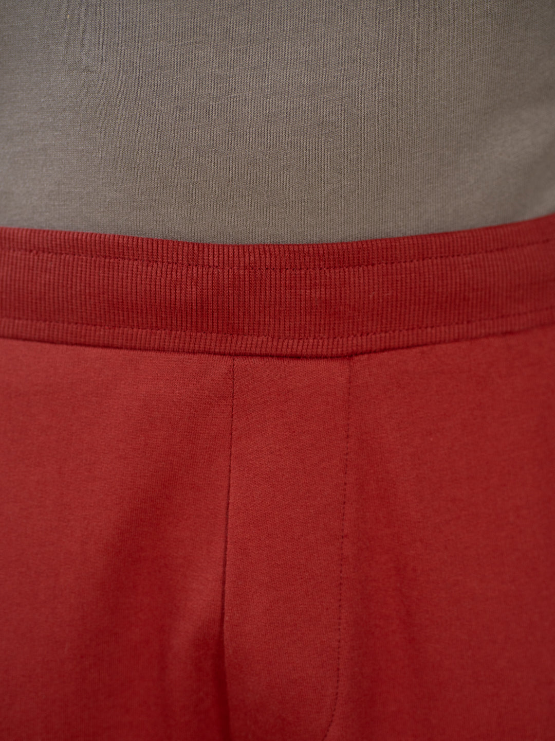 Trail Red Cotton Sweatpants
