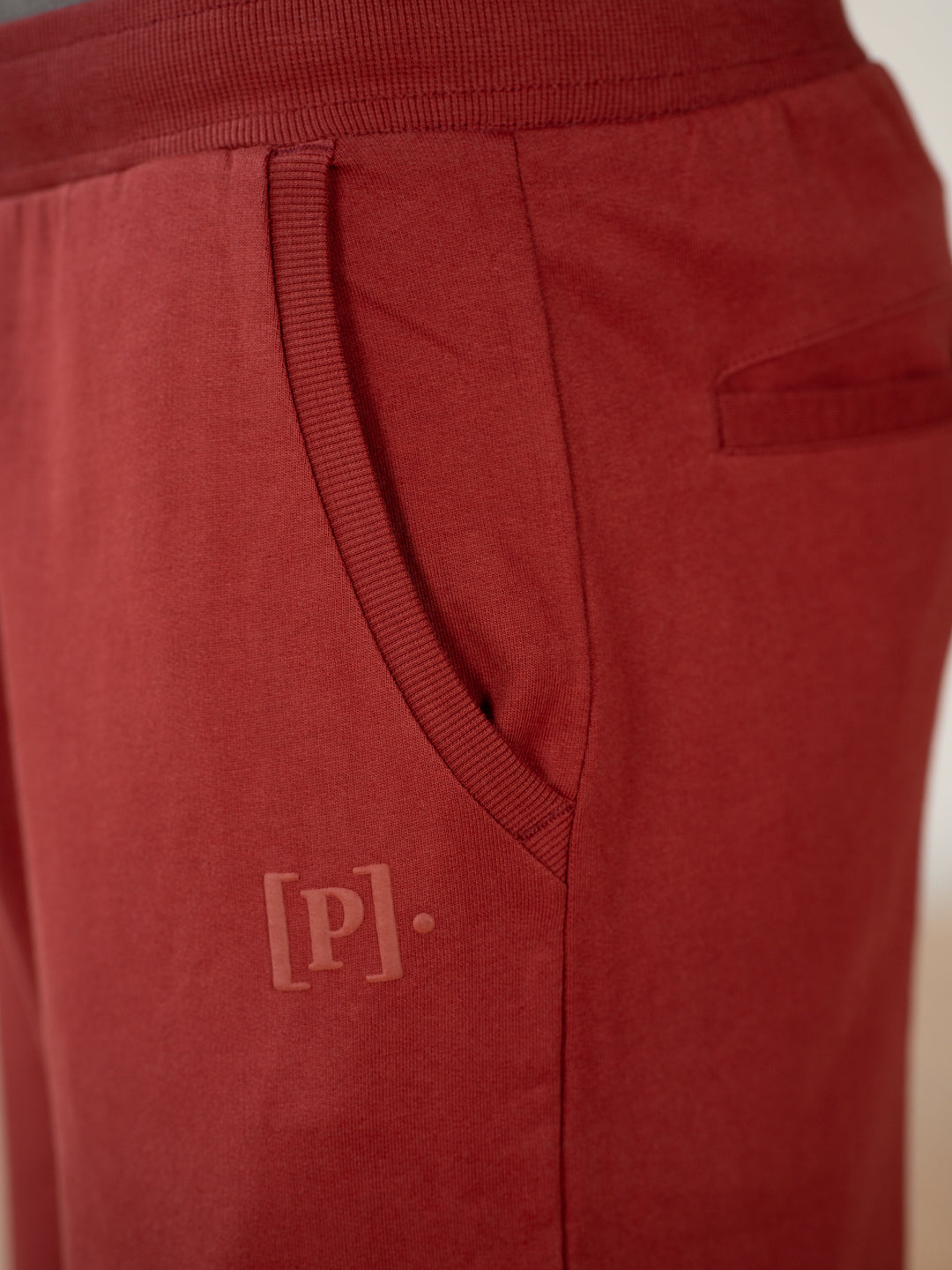 Trail Red Cotton Sweatpants