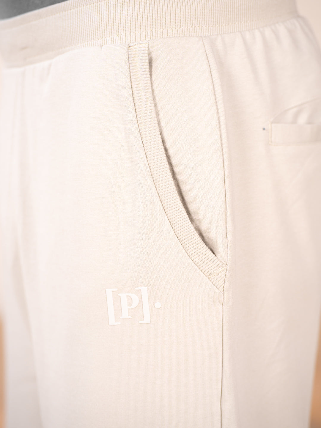 Atlas Cream Cotton Sweatpants