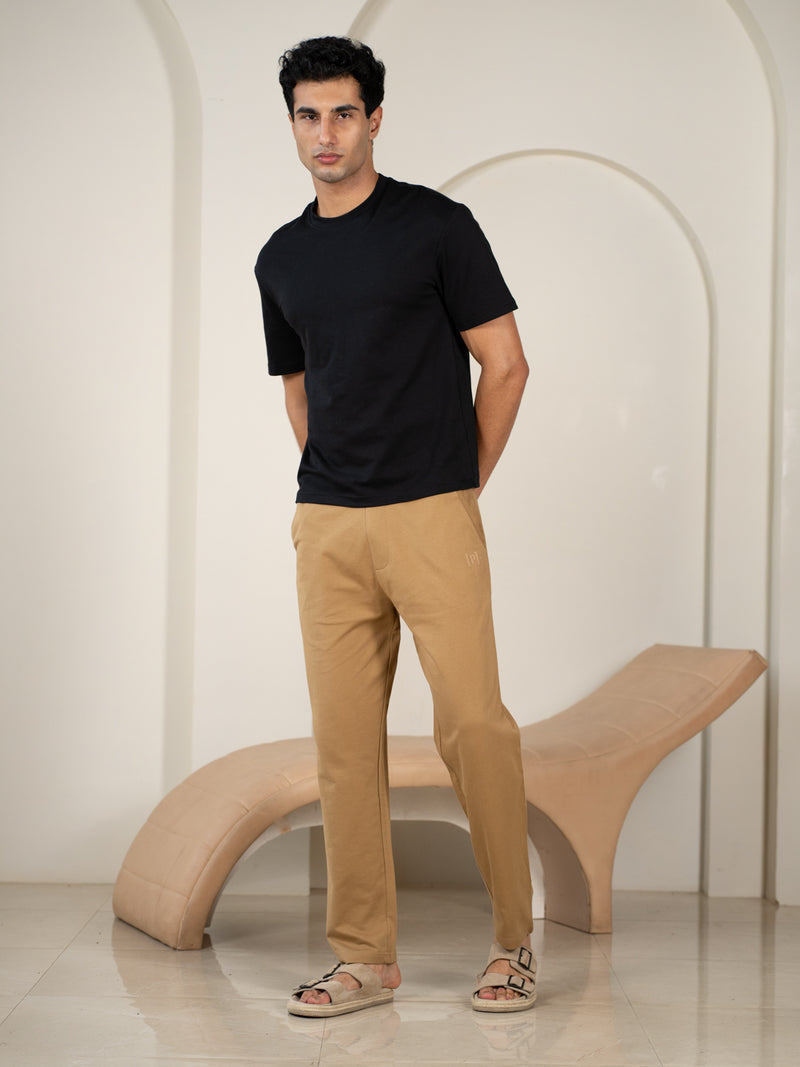 Explorer Khaki Cotton Sweatpants