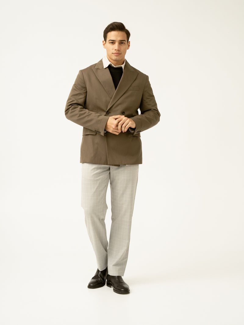 George Grey Checks Merino Wool Pants