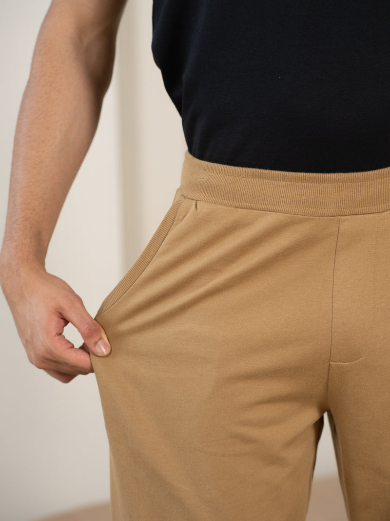 Explorer Khaki Cotton Sweatpants
