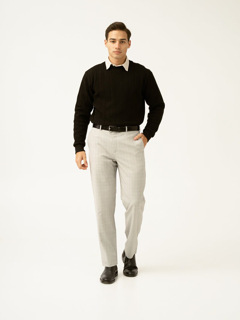 George Grey Checks Merino Wool Pants