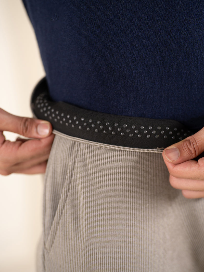 Reverb Brown Houndstooth Slim Fit Power Stretch Pants