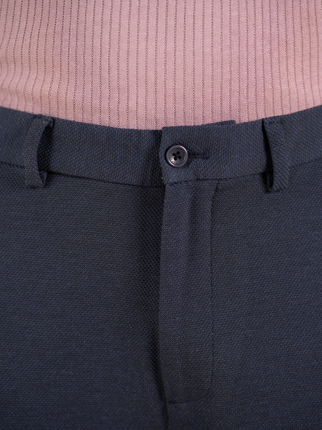 Render Blue Textured Slim Fit Power Stretch Pants