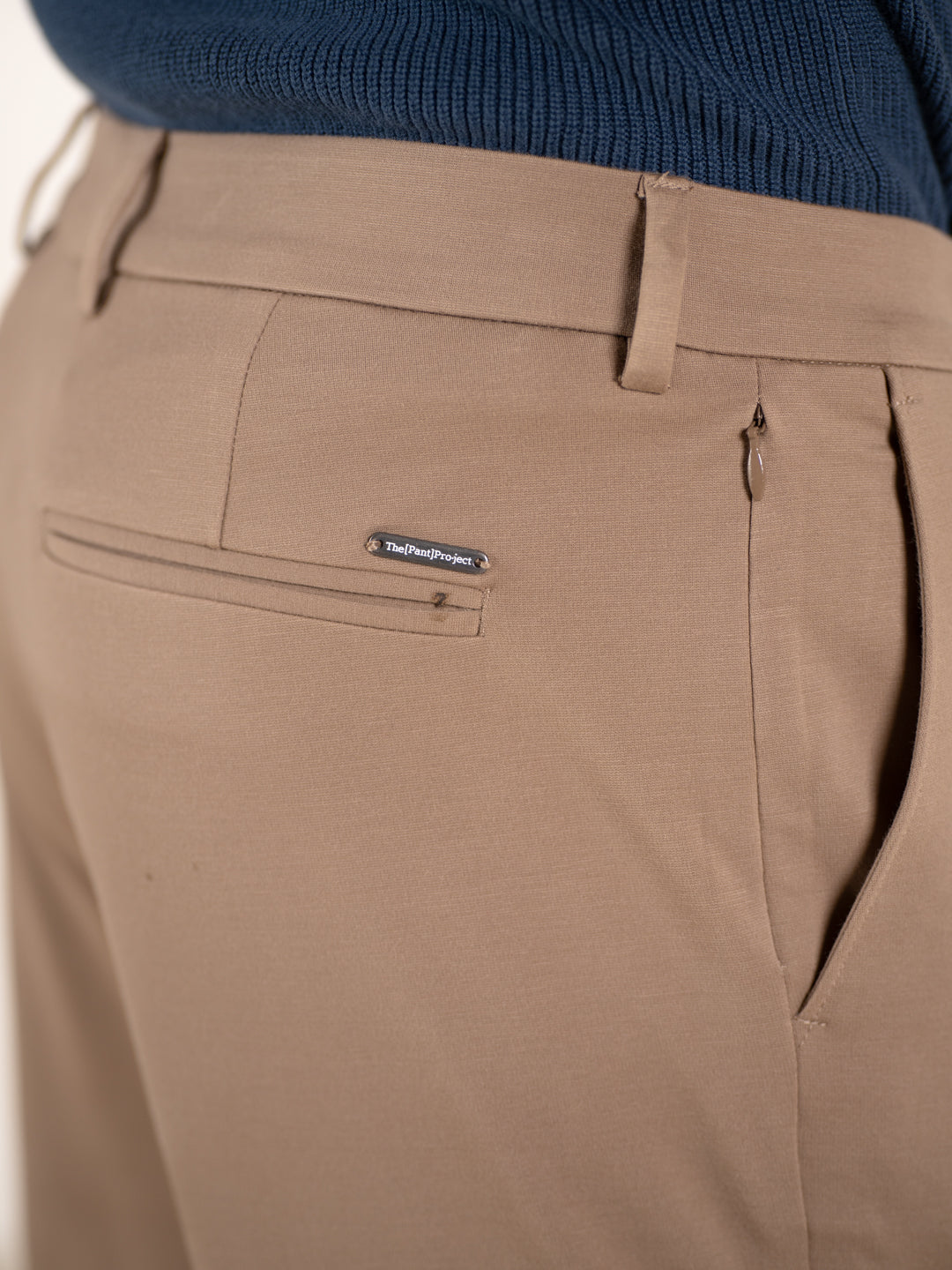 Malai Khaki Soft-touch Slim Fit Power Stretch Pants