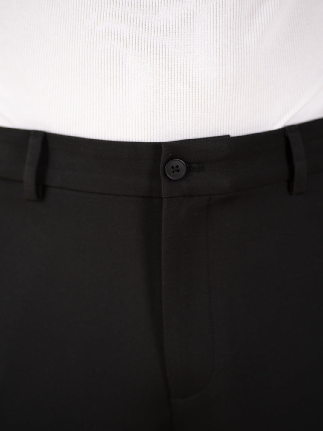 Malai Black Soft-touch Slim Fit Power Stretch Pants