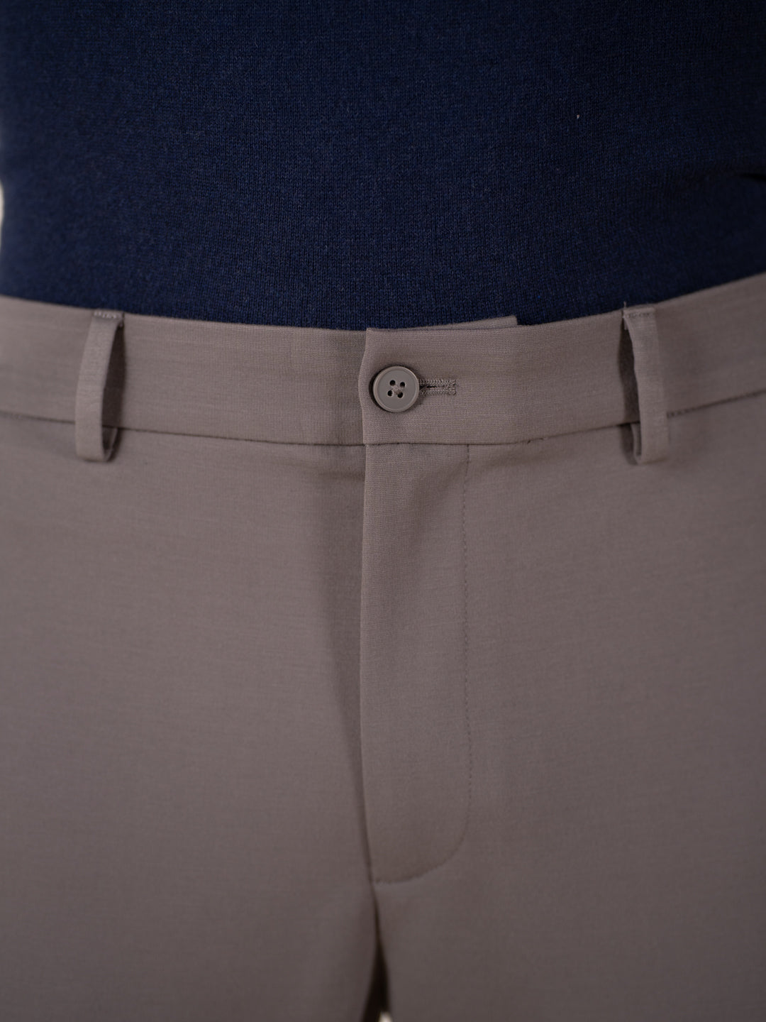 Malai Dark Grey Soft-touch Slim Fit Power Stretch Pants