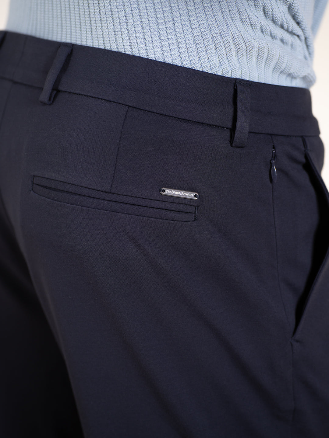 Malai Navy Soft-touch Slim Fit Power Stretch Pants