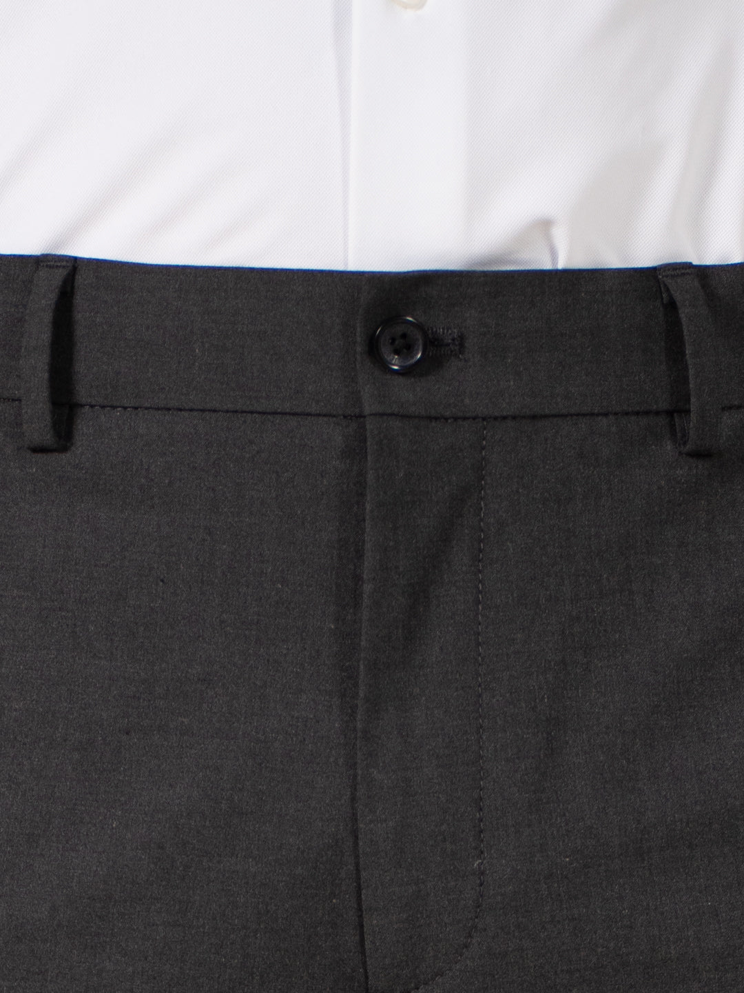 Gravitas Grey Melange Stretch Formal Pants