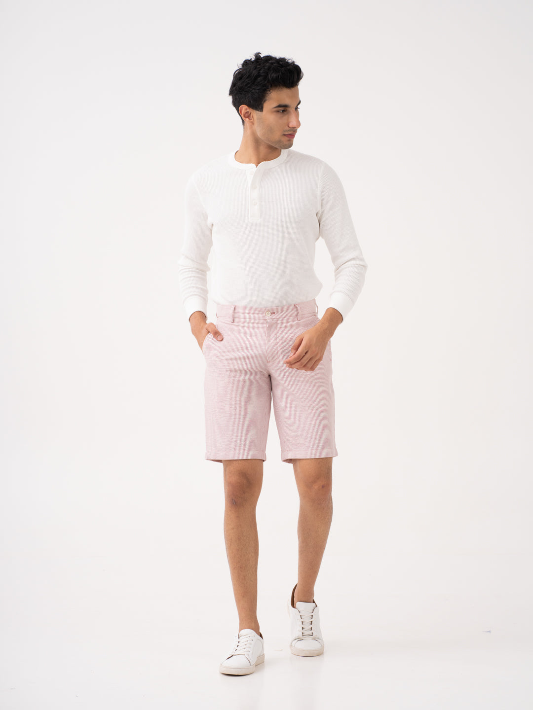 Romeo rouge stretchable trousers by pant project, highlighting the slim-fit design and comfortable fabric texture.