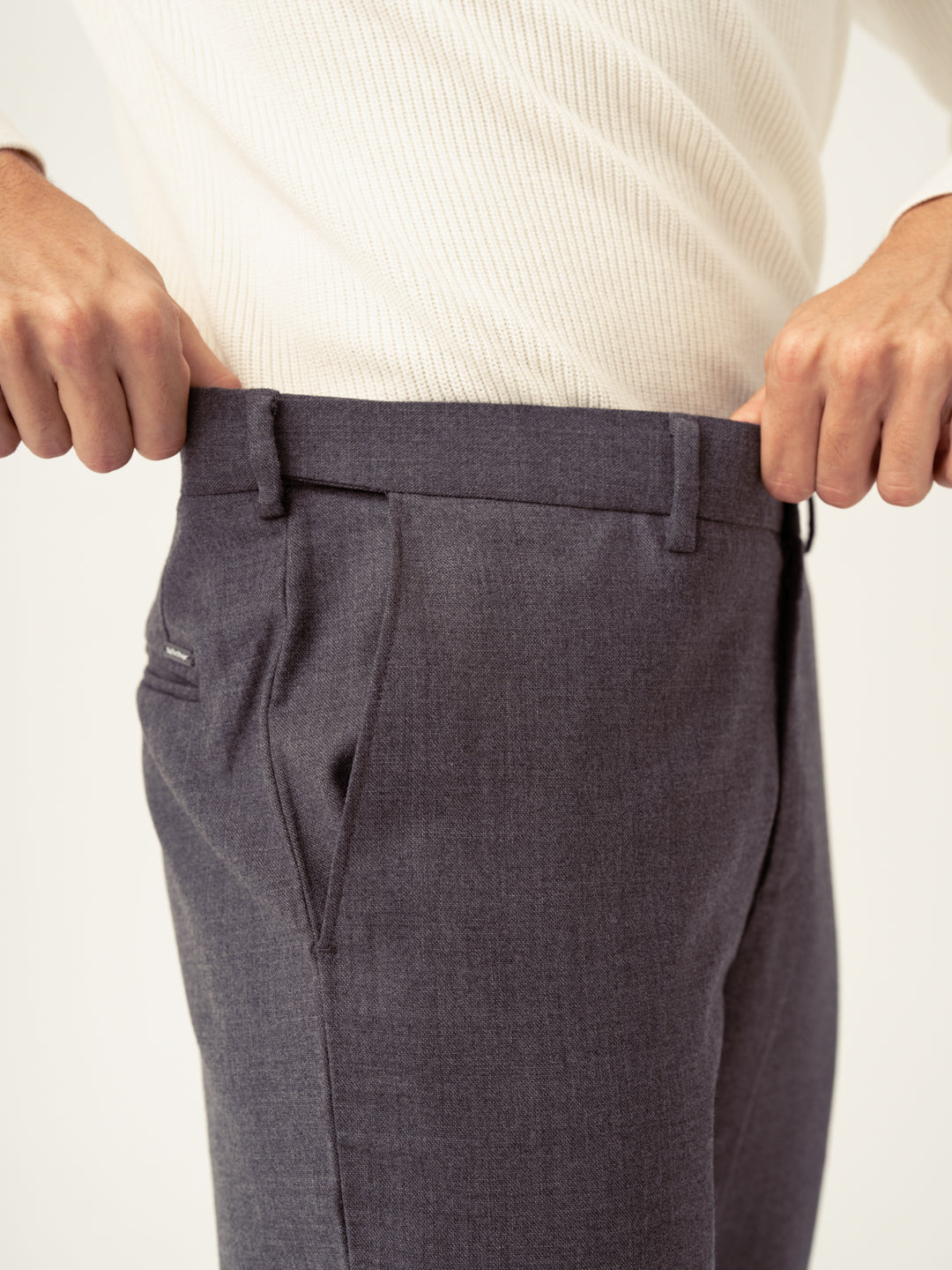Noctivio Indigo 100% Linen Pants