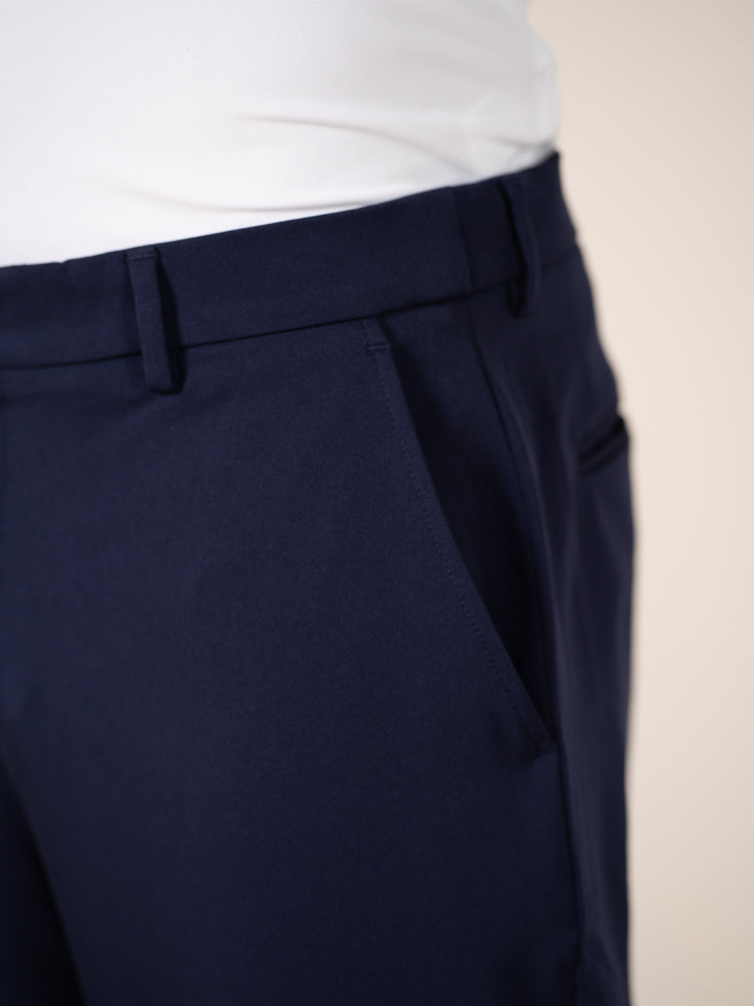 Workday Navy 925 Relaxed Fit Smart Formal Trousers